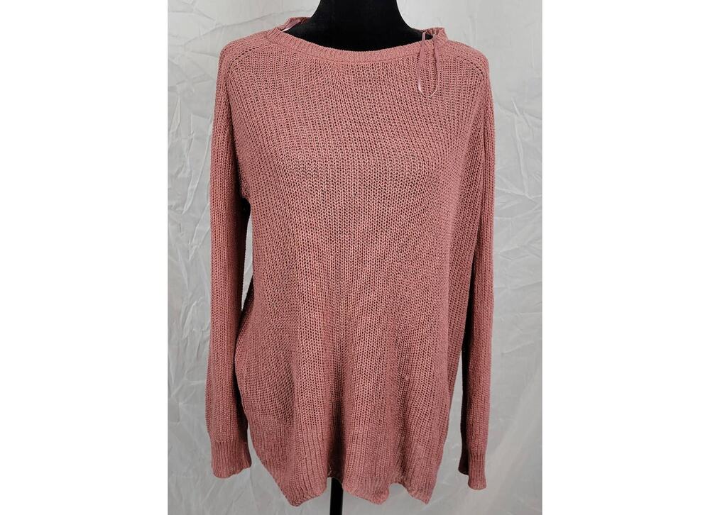 Zenobia Pink Long Sleeve Shirt Women's 2XL